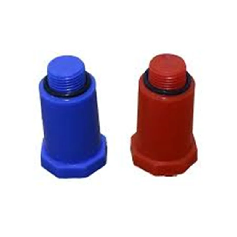 درپوش پایه بلند پلاستیکی آبی و قرمز (1/2،3/4،1) آذین